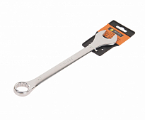 Ключ комбинированный 24мм (Chrome vanadium) на держателе сатинированный ЭВРИКА 1/10